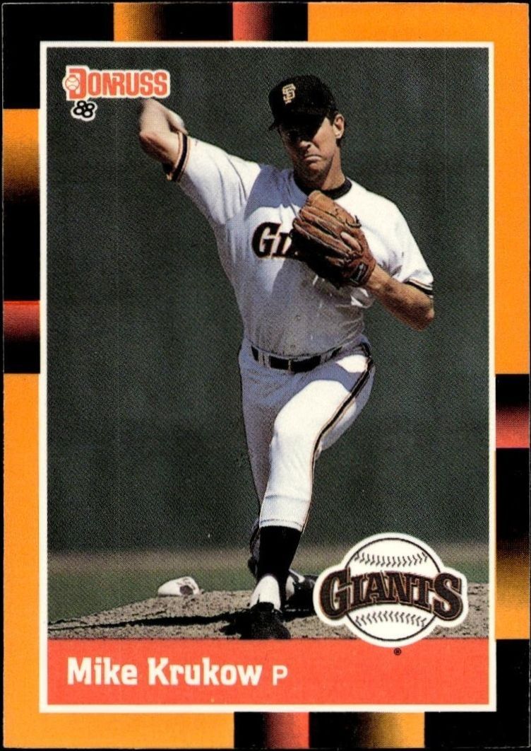 1988 Donruss Baseball's Best Mike Krukow #50 trading card