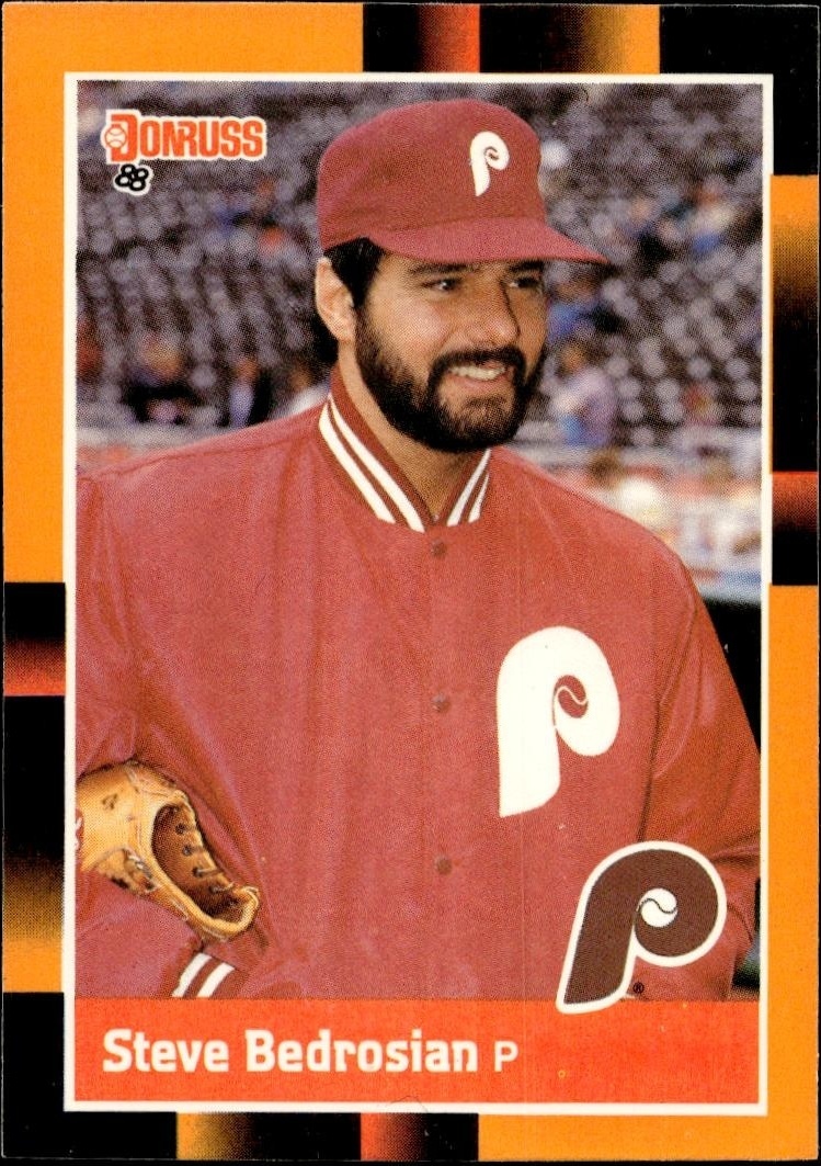 1988 Donruss Baseball's Best Steve Bedrosian #16 trading card