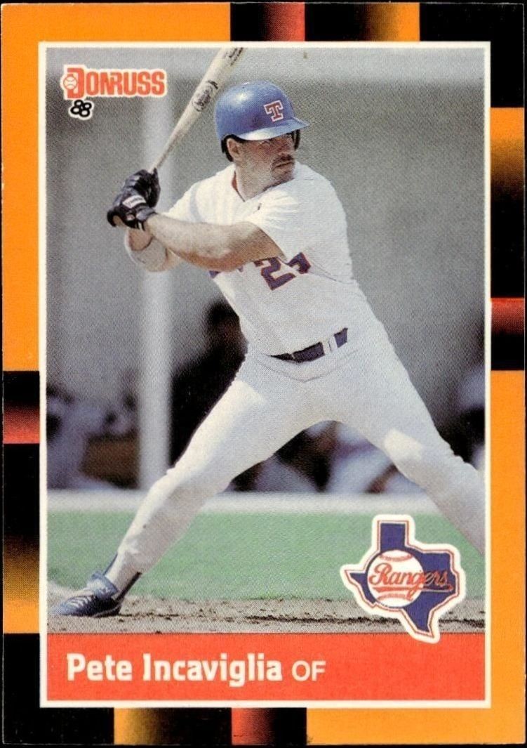 1988 Donruss Baseball's Best Pete Incaviglia #55 trading card