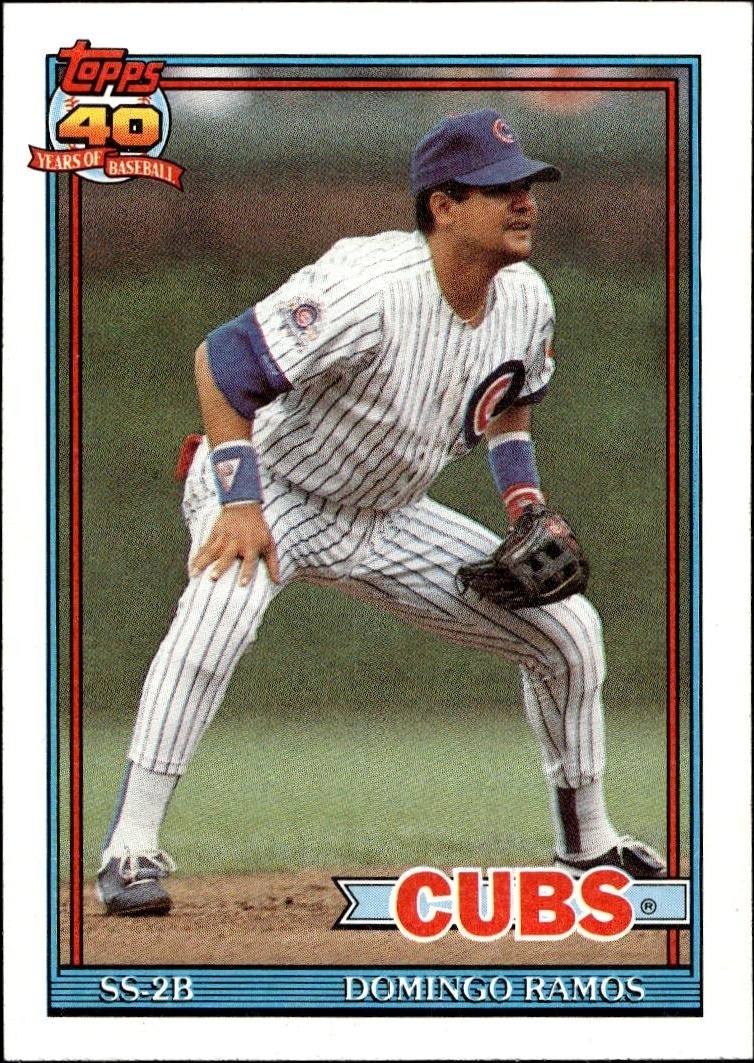 1991 Topps Domingo Ramos #541 trading card