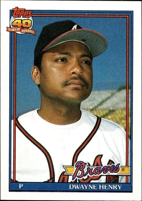 1991 Topps Dwayne Henry #567 trading card