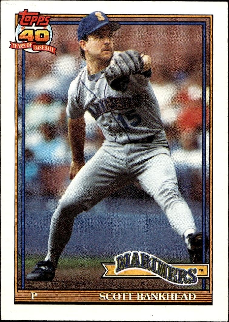 1991 Topps Scott Bankhead #436 trading card