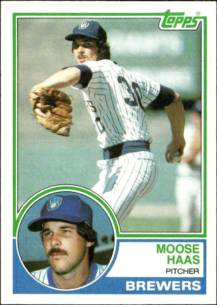 1983 Topps Moose Haas #503 trading card