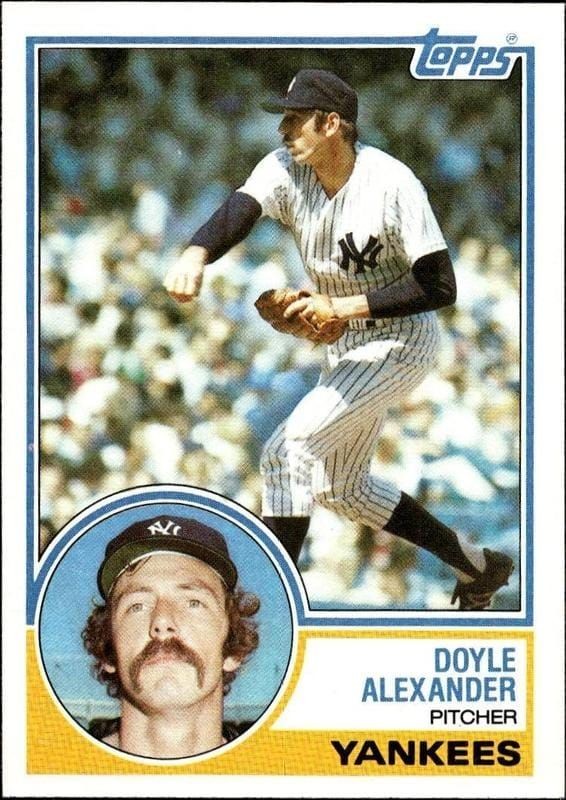 1983 Topps Doyle Alexander #512 trading card