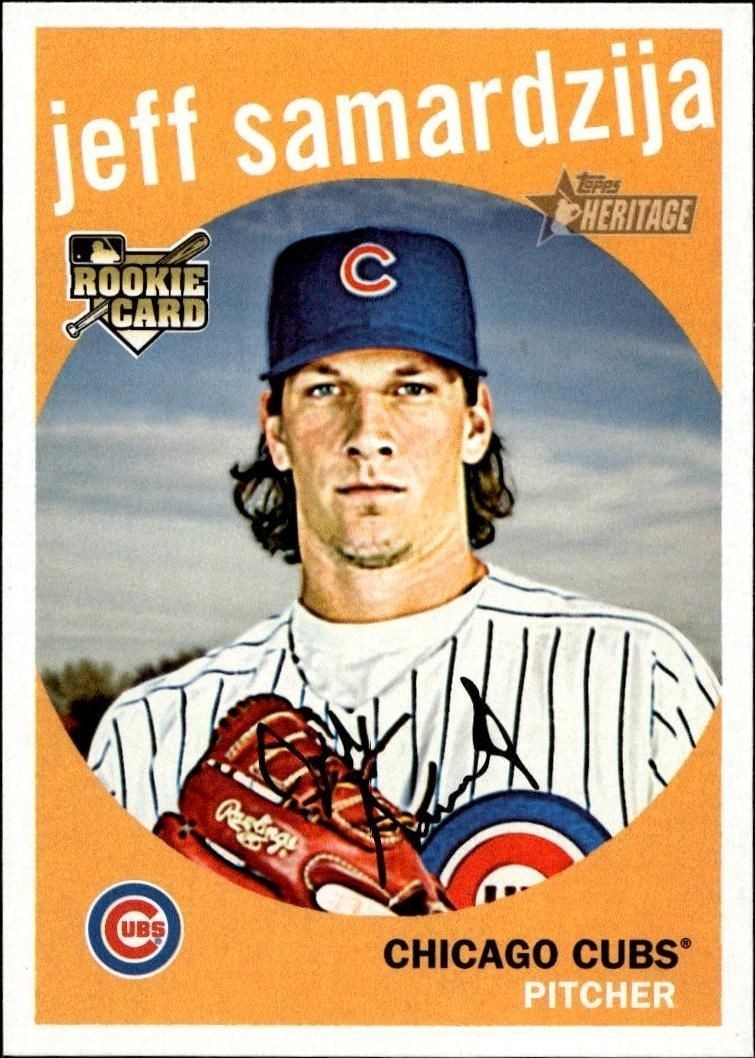 2008 Topps Heritage High Number Jeff Samardzija #621 trading card