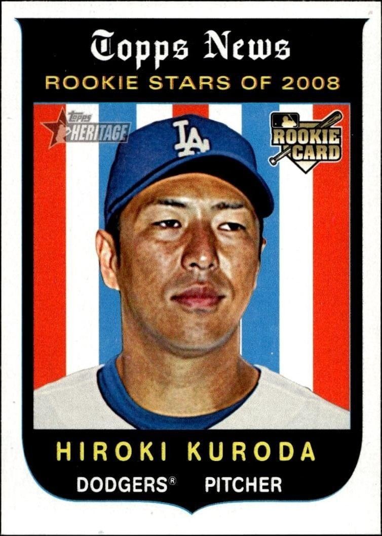 2008 Topps Heritage High Number Hiroki Kuroda #524 trading card