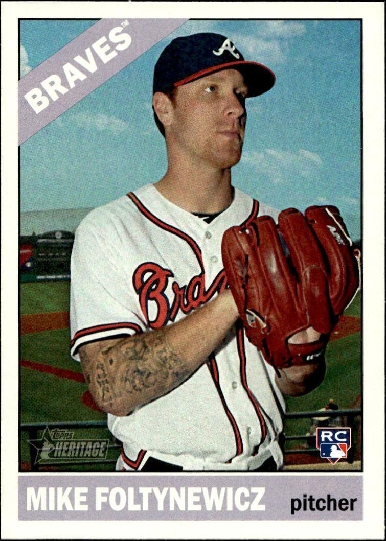 2015 Topps Heritage High Number Mike Foltynewicz #719 trading card