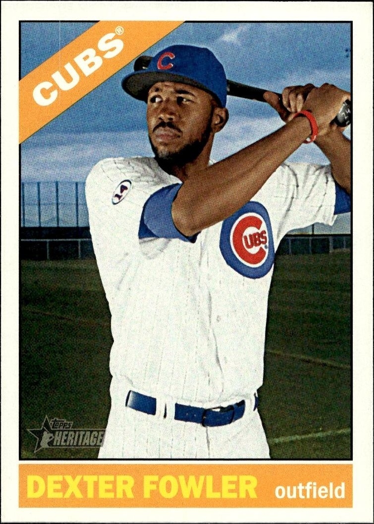 2015 Topps Heritage High Number Dexter Fowler #715 trading card