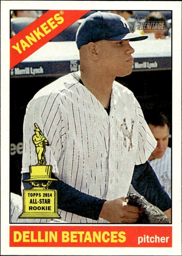 2015 Topps Heritage Dellin Betances #388 trading card