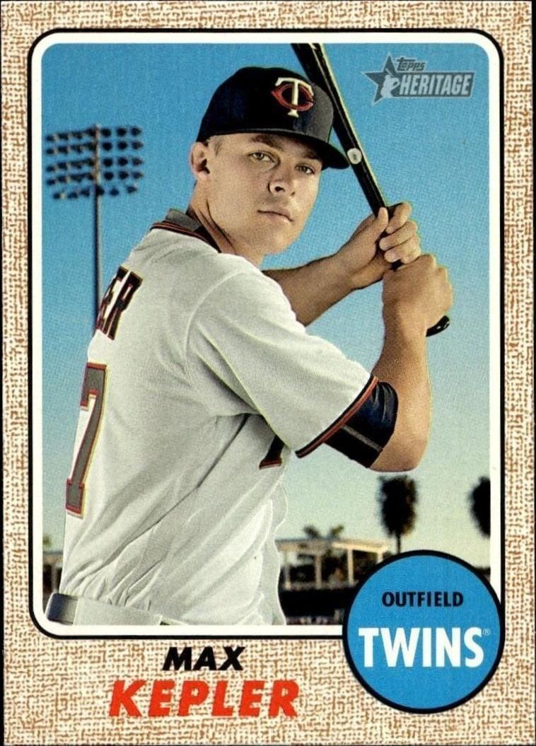 2017 Topps Heritage Max Kepler #313 trading card