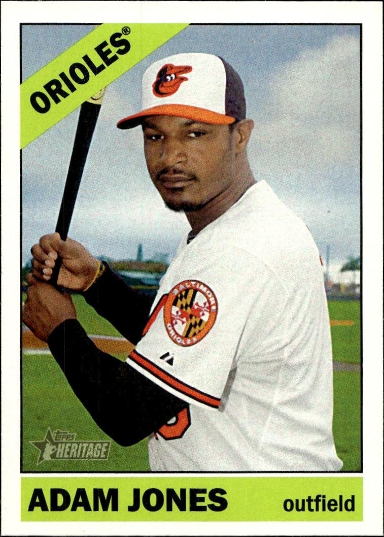 2015 Topps Heritage Adam Jones #310 trading card