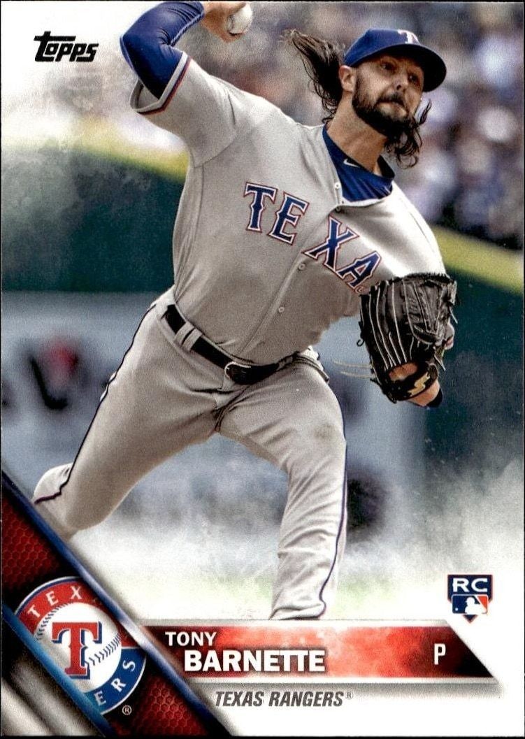 2016 Topps Update Series Tony Barnette #US135 trading card