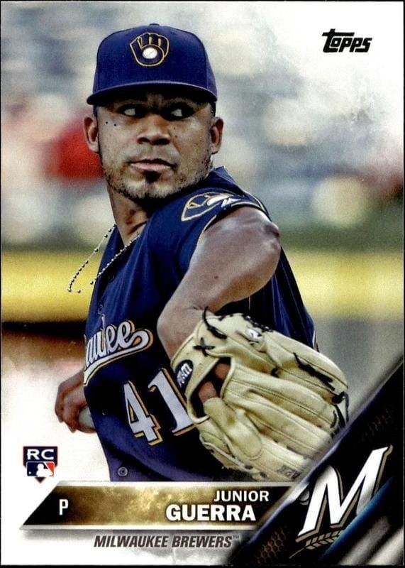 2016 Topps Update Series Junior Guerra #US124 trading card