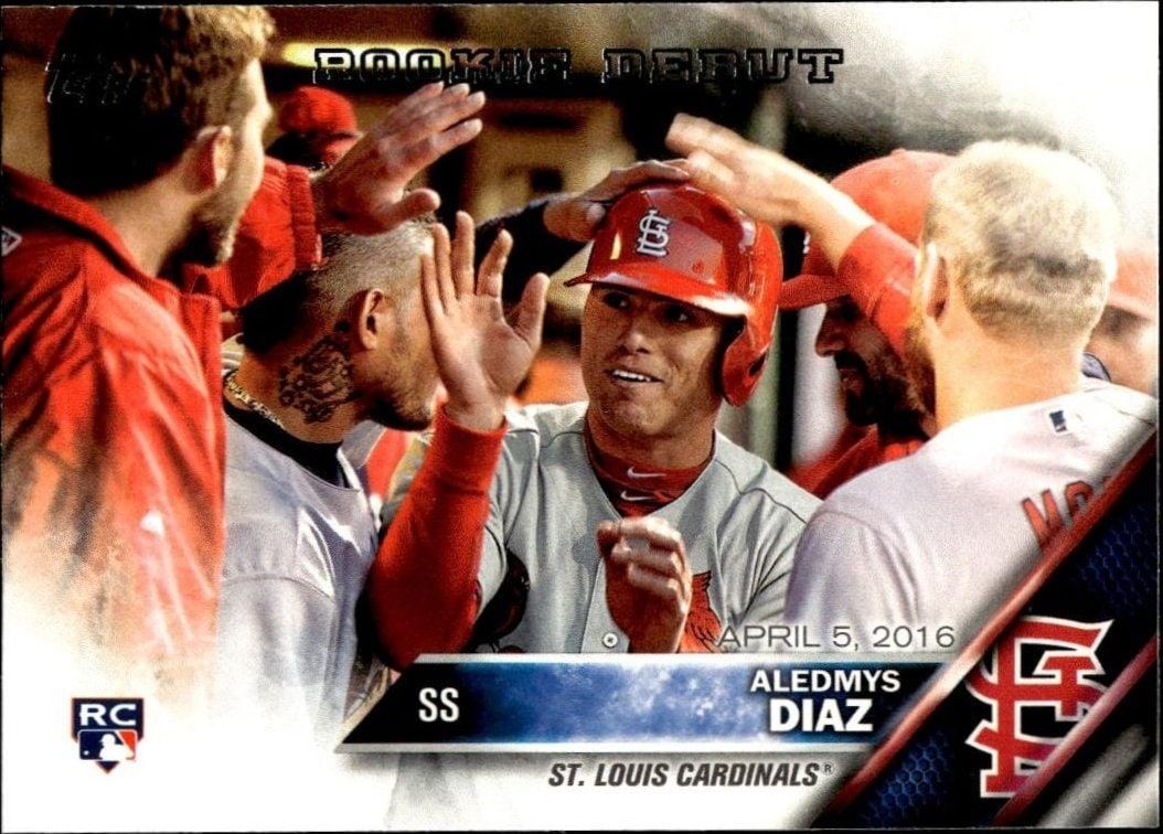 2016 Topps Update Series Aledmys Diaz #US44 trading card