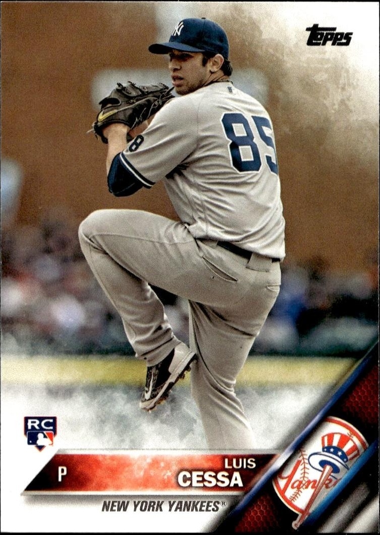2016 Topps Update Series Luis Cessa #US18 trading card