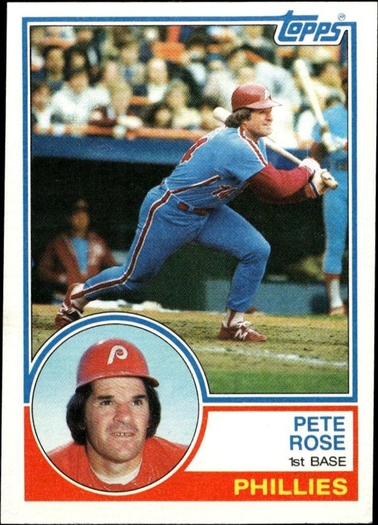 1983 Topps Pete Rose #100 trading card