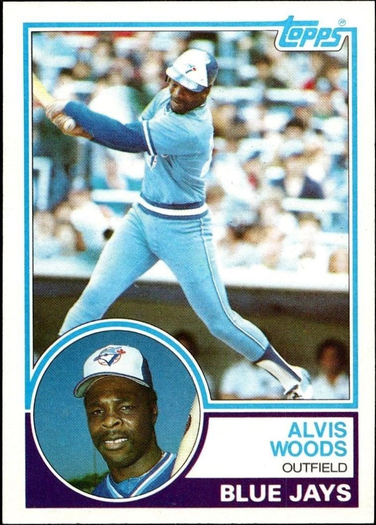 1983 Topps Alvis Woods #589 trading card
