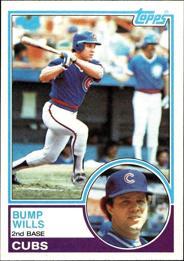 1983 Topps Bump Wills #643 trading card