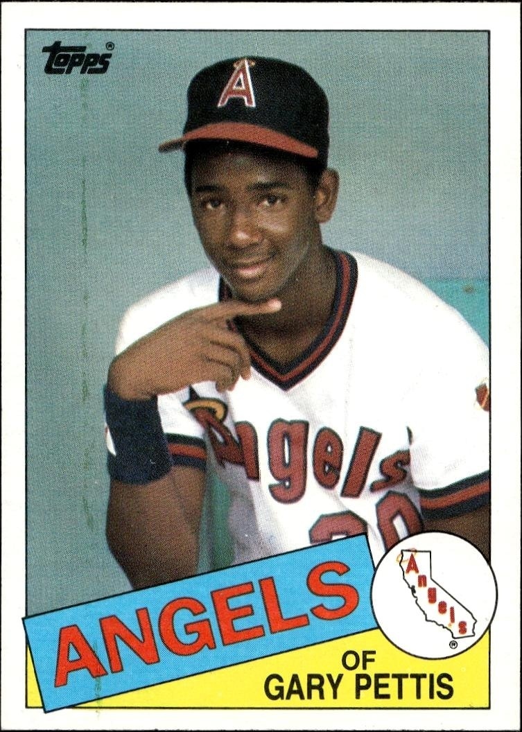 1985 Topps Gary Pettis #497 trading card