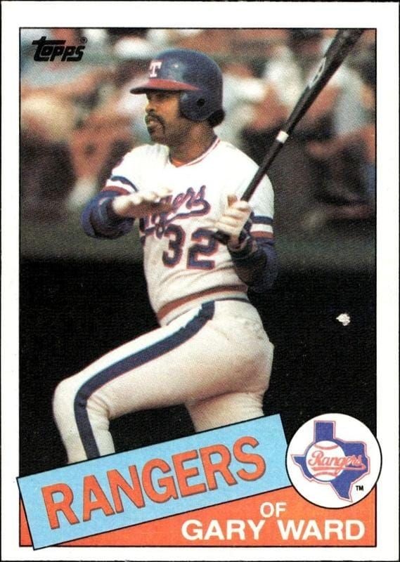 1985 Topps Gary Ward #414 trading card