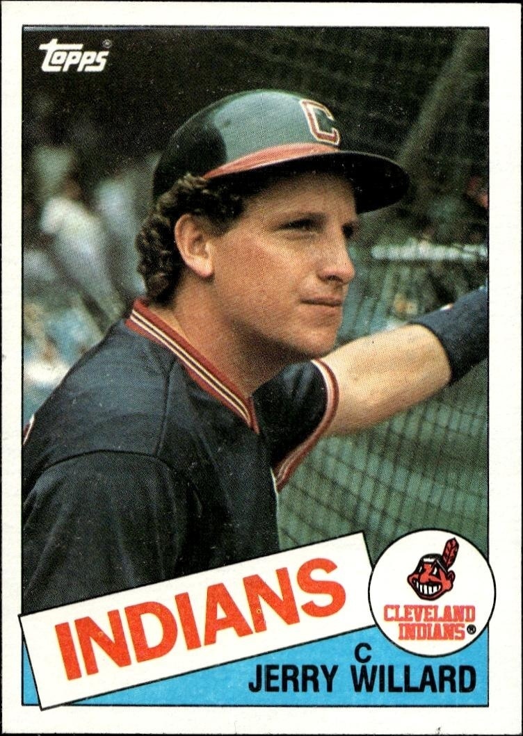 1985 Topps Jerry Willard #504 trading card
