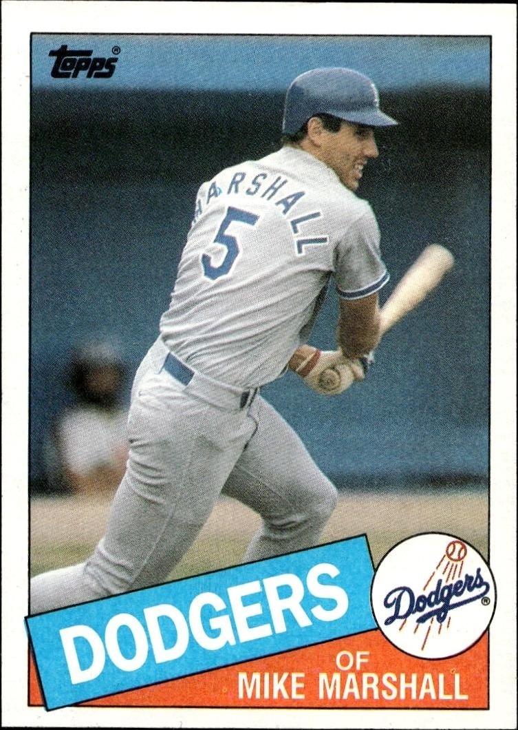 1985 Topps Mike Marshall #85 trading card
