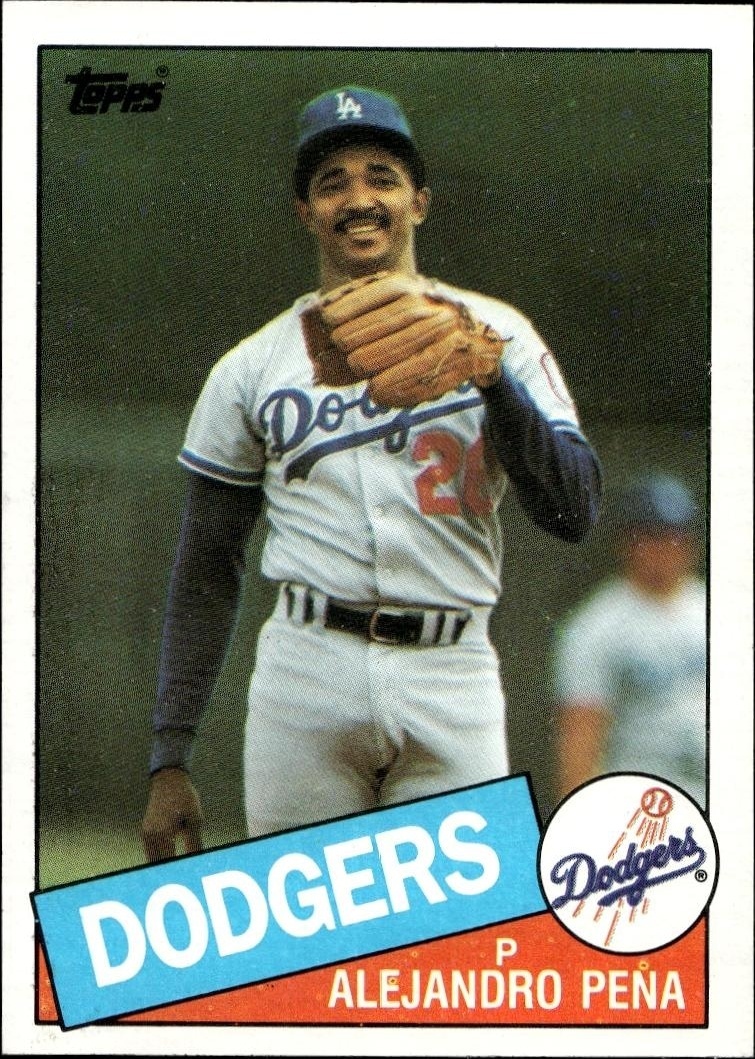 1985 Topps Alejandro Pena #110 trading card