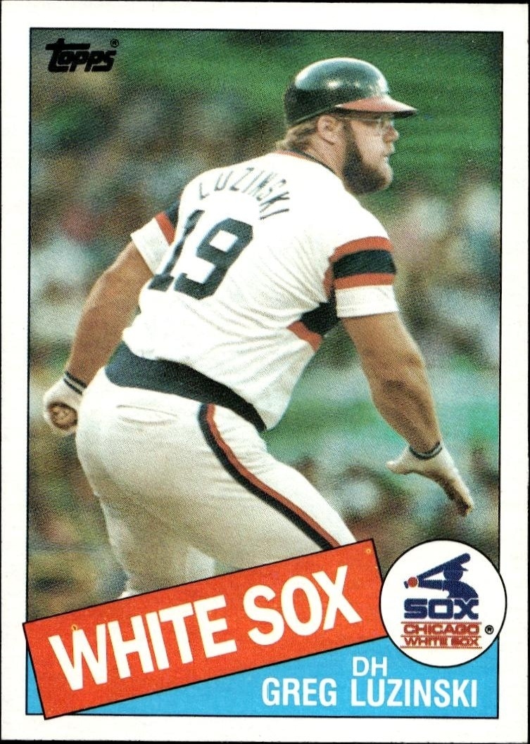 1985 Topps Greg Luzinski #650 trading card