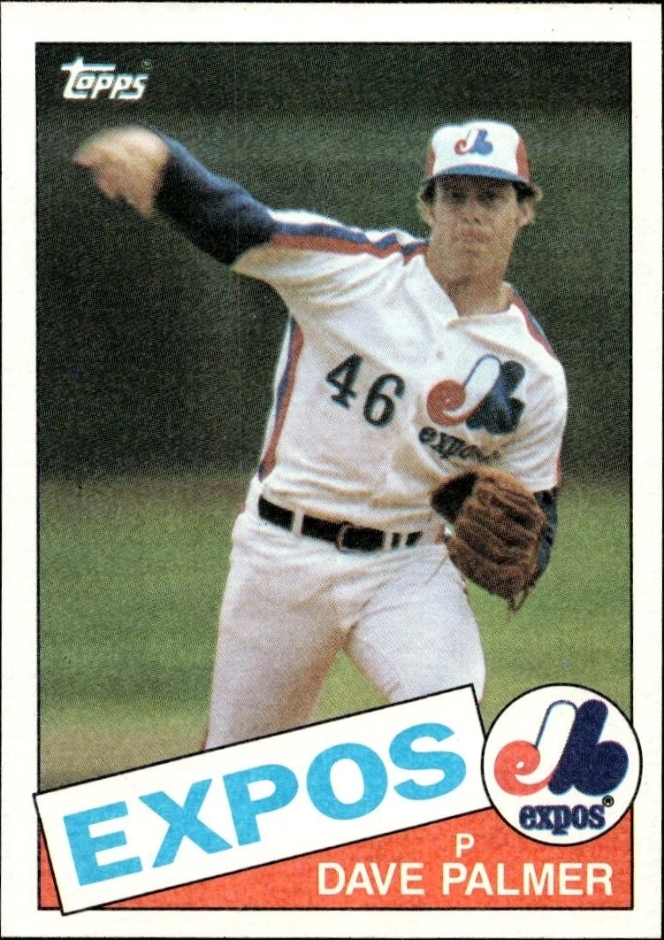 1985 Topps David Palmer #526 trading card