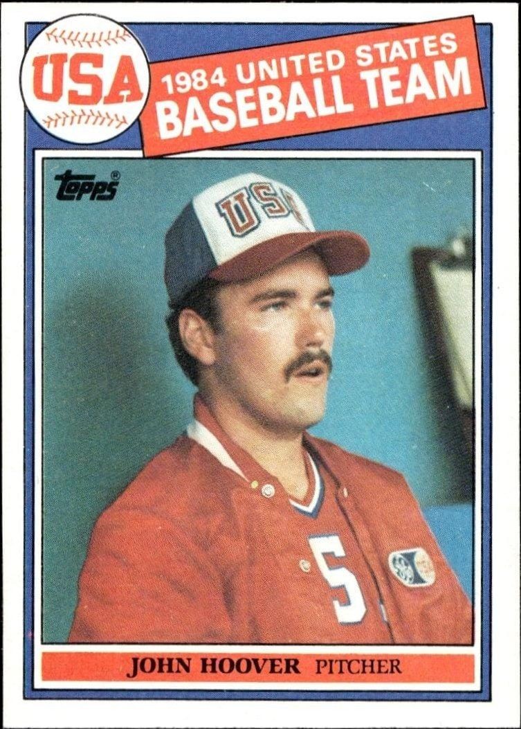 1985 Topps John Hoover #397 trading card