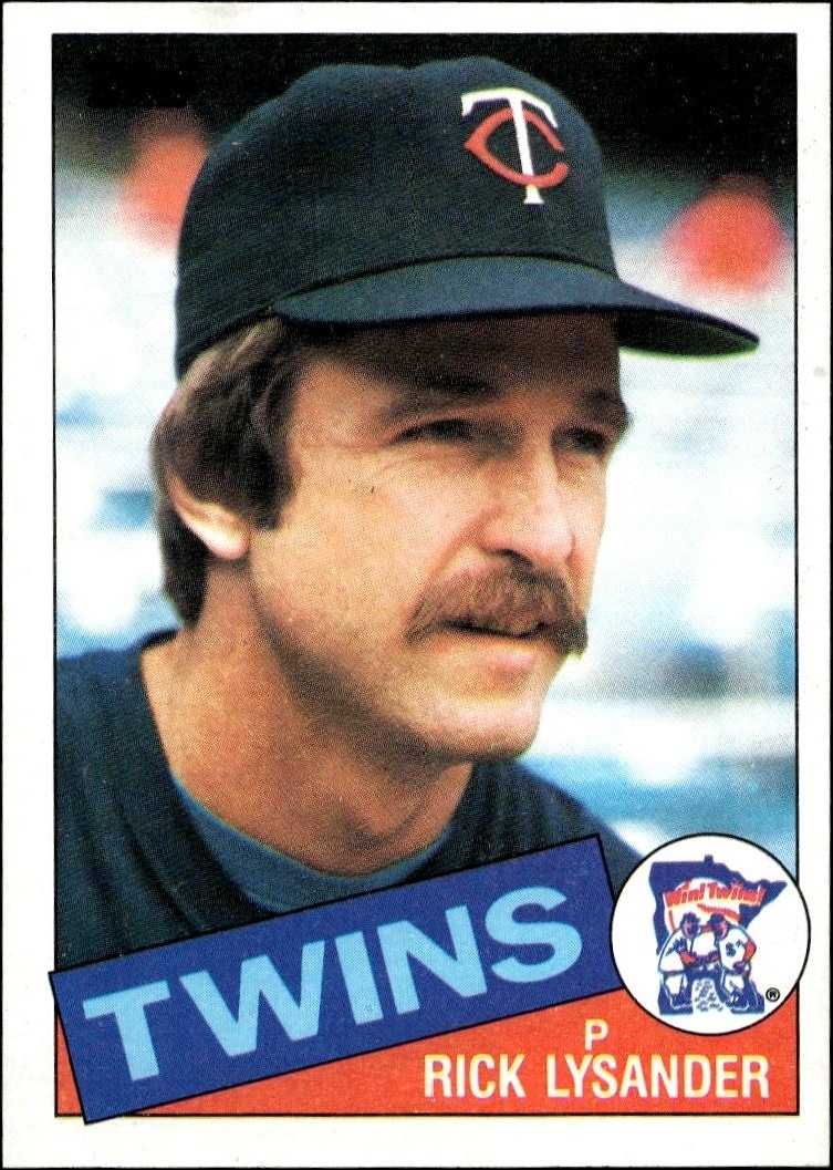 1985 Topps Rick Lysander #383 trading card