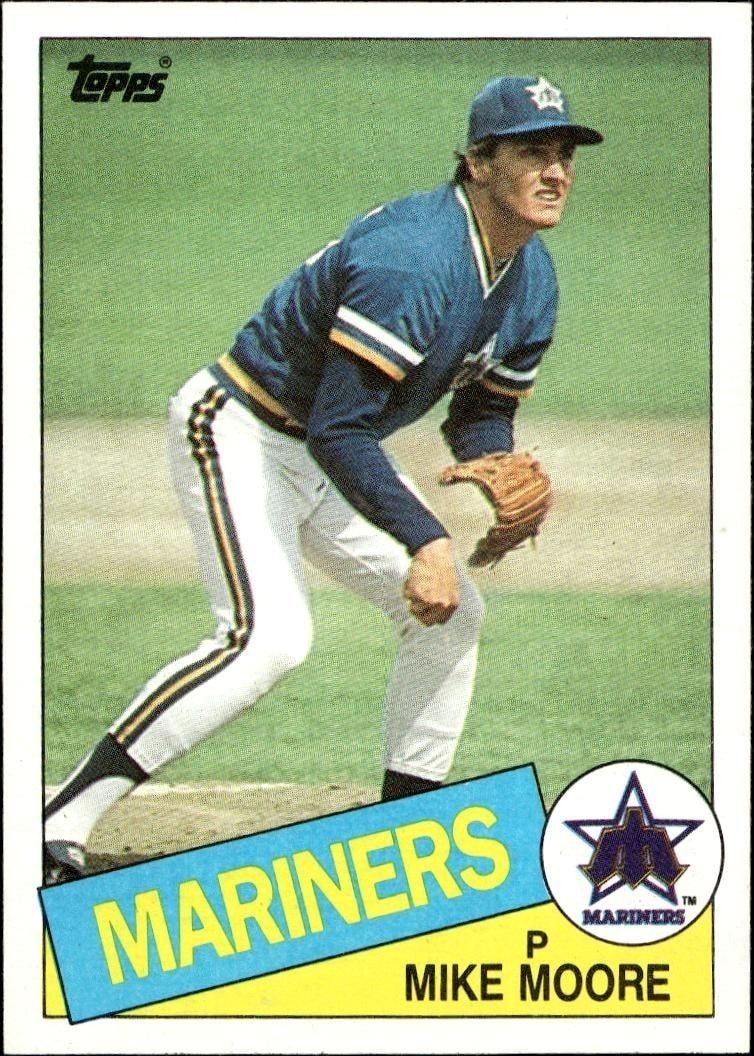 1985 Topps Mike Moore #373 trading card