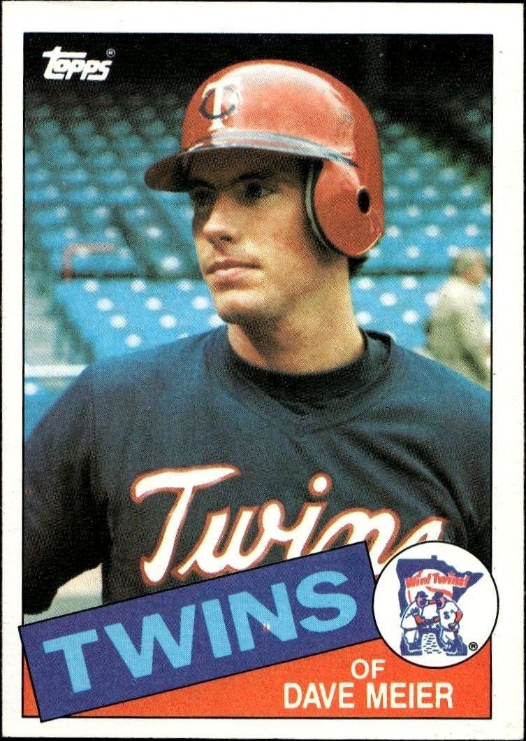 1985 Topps Dave Meier #356 trading card