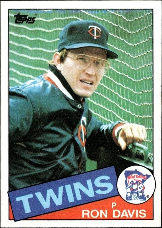 1985 Topps Ron Davis #430 trading card