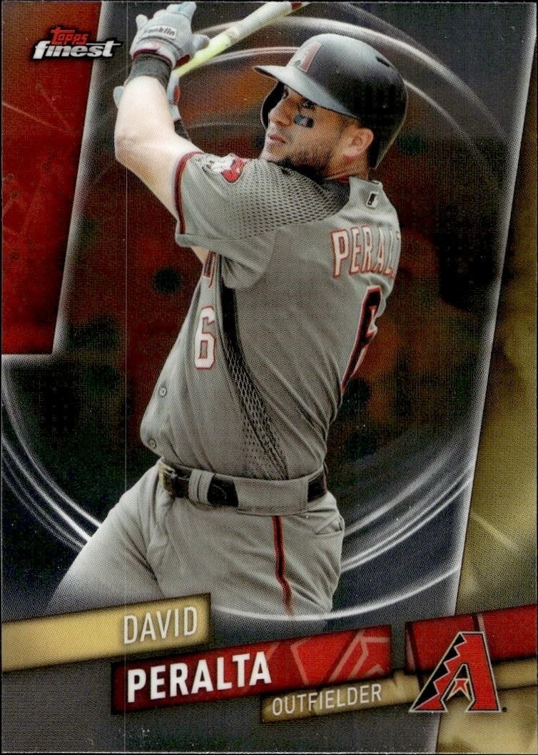 2019 Topps Finest David Peralta #28 trading card