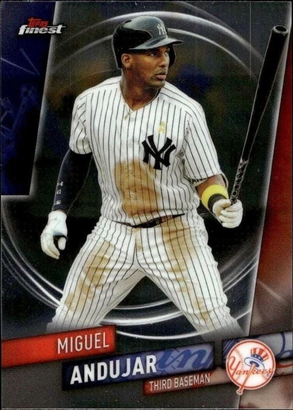 2019 Topps Finest Miguel Andujar #35 trading card