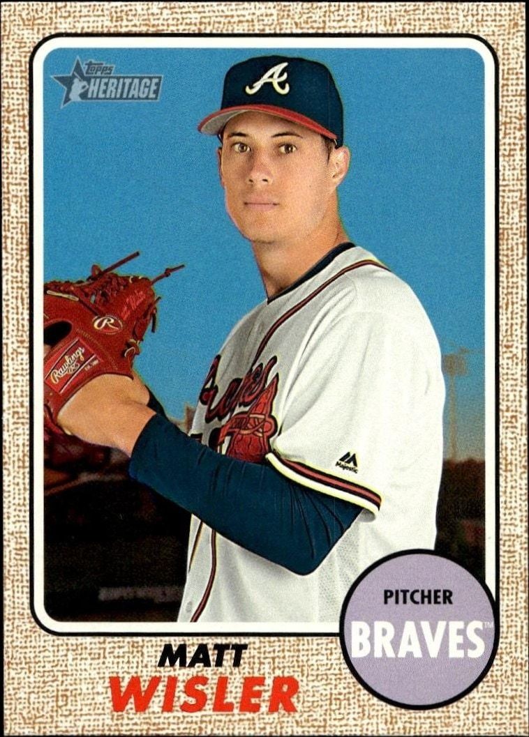 2017 Topps Heritage Matt Wisler #112 trading card