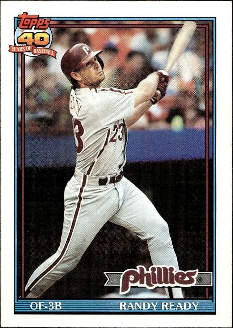 1991 Topps Randy Ready #137 trading card
