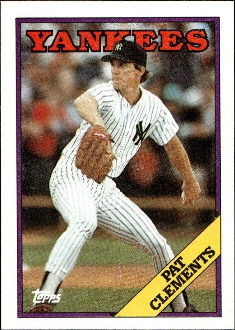 1988 Topps Pat Clements #484 trading card