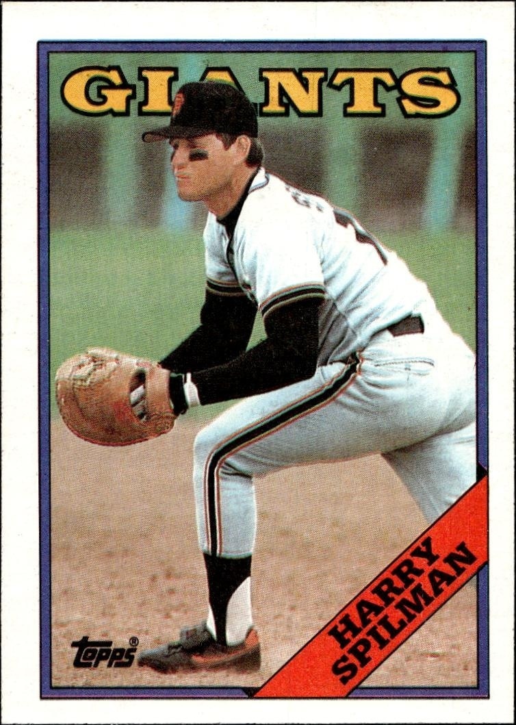 1988 Topps Harry Spilman #217 trading card