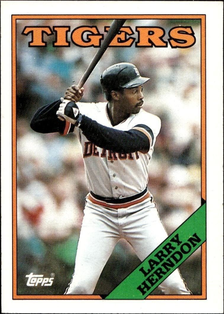 1988 Topps Larry Herndon #743 trading card
