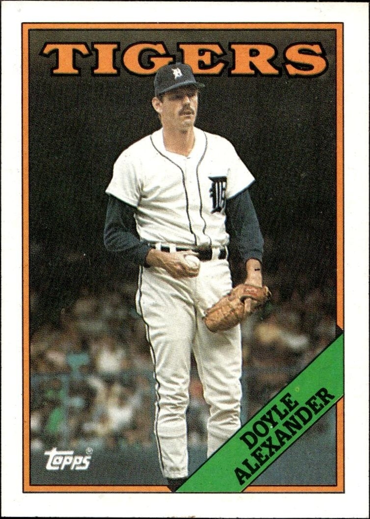 1988 Topps Doyle Alexander #492 trading card
