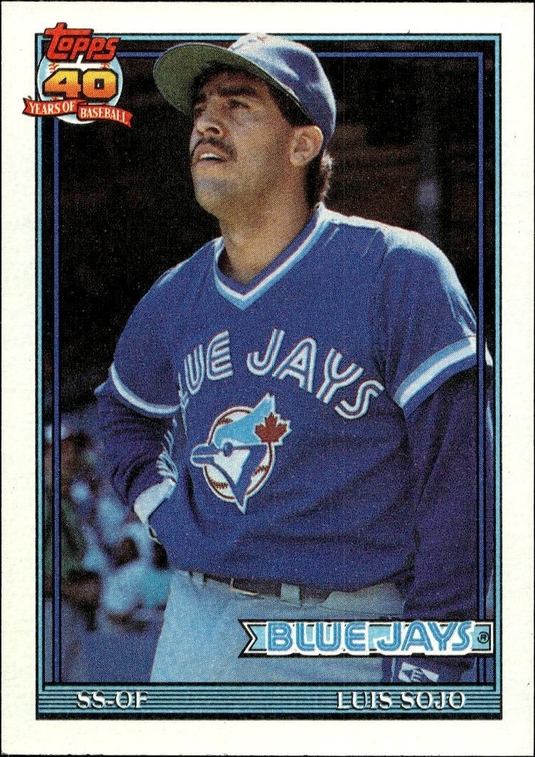 1991 Topps Luis Sojo #26 trading card