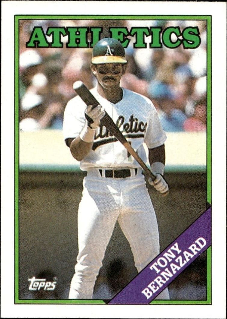 1988 Topps Tony Bernazard #122 trading card