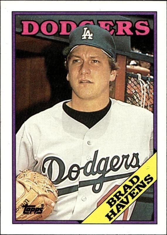 1988 Topps Brad Havens #698 trading card