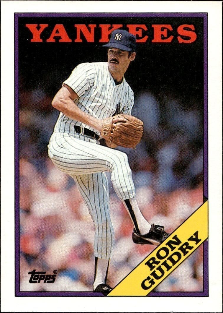1988 Topps Ron Guidry #535 trading card