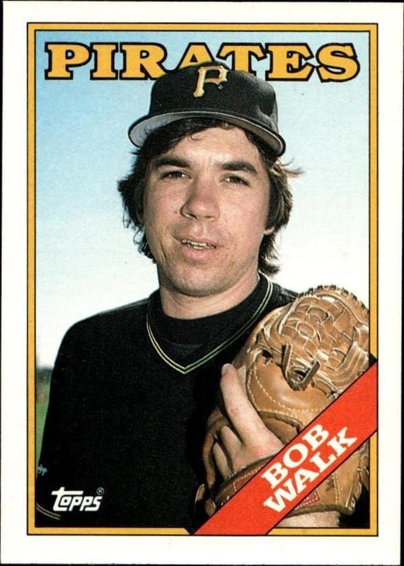 1988 Topps Bob Walk #349 trading card