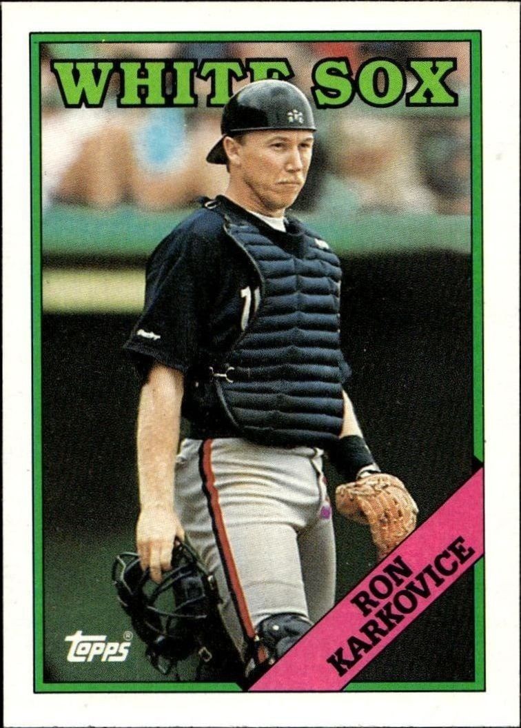 1988 Topps Ron Karkovice #86 trading card