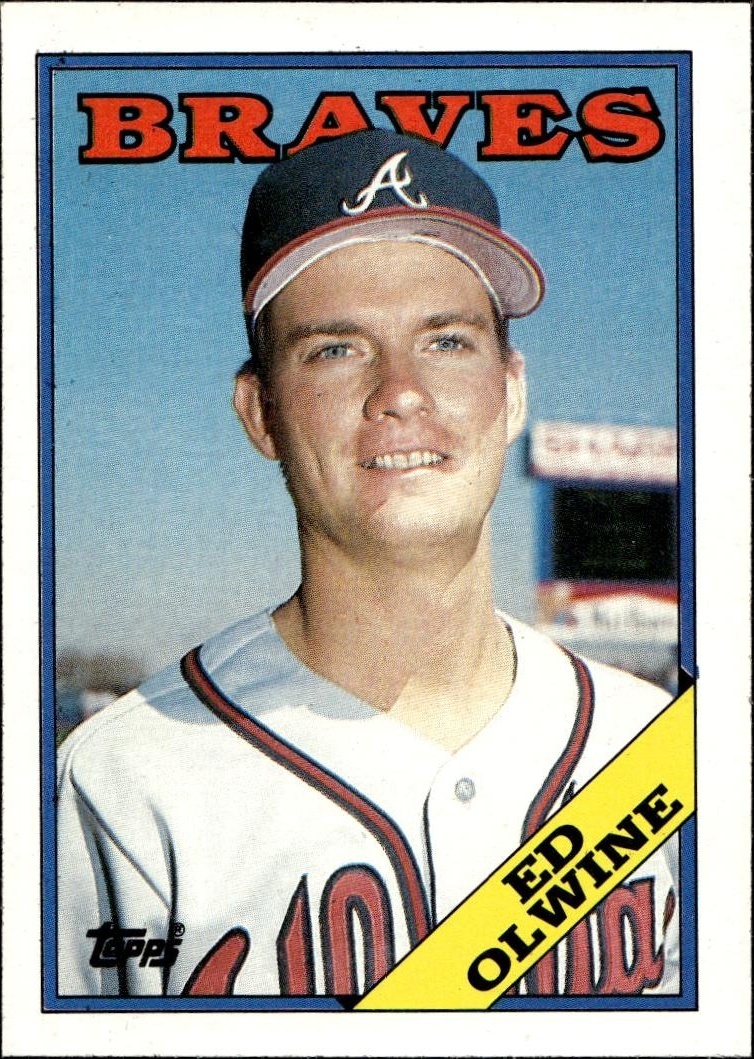 1988 Topps Ed Olwine #353 trading card