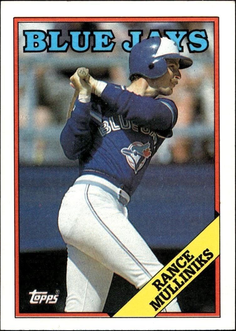 1988 Topps Rance Mulliniks #167 trading card